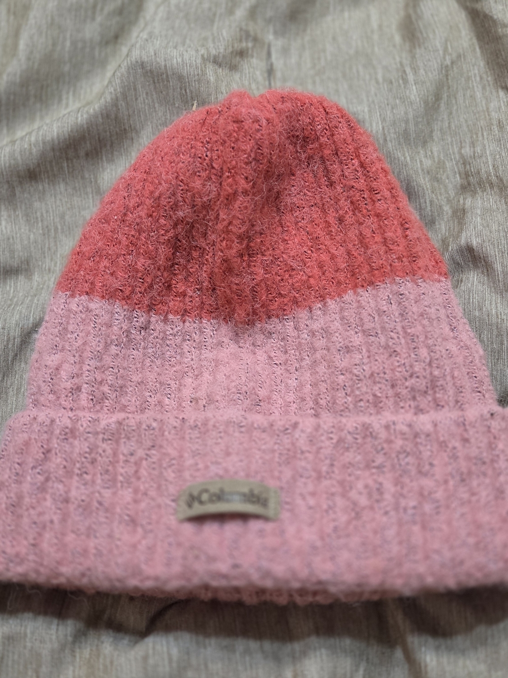 Columbia Kids Two-Tone Pink Beanie